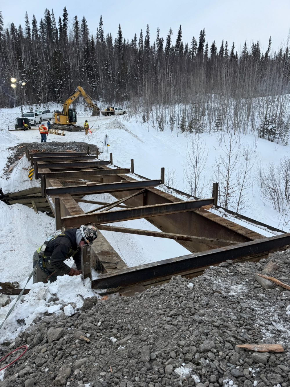 Emergency Bridge Repair by Great Northern Bridgeworks
