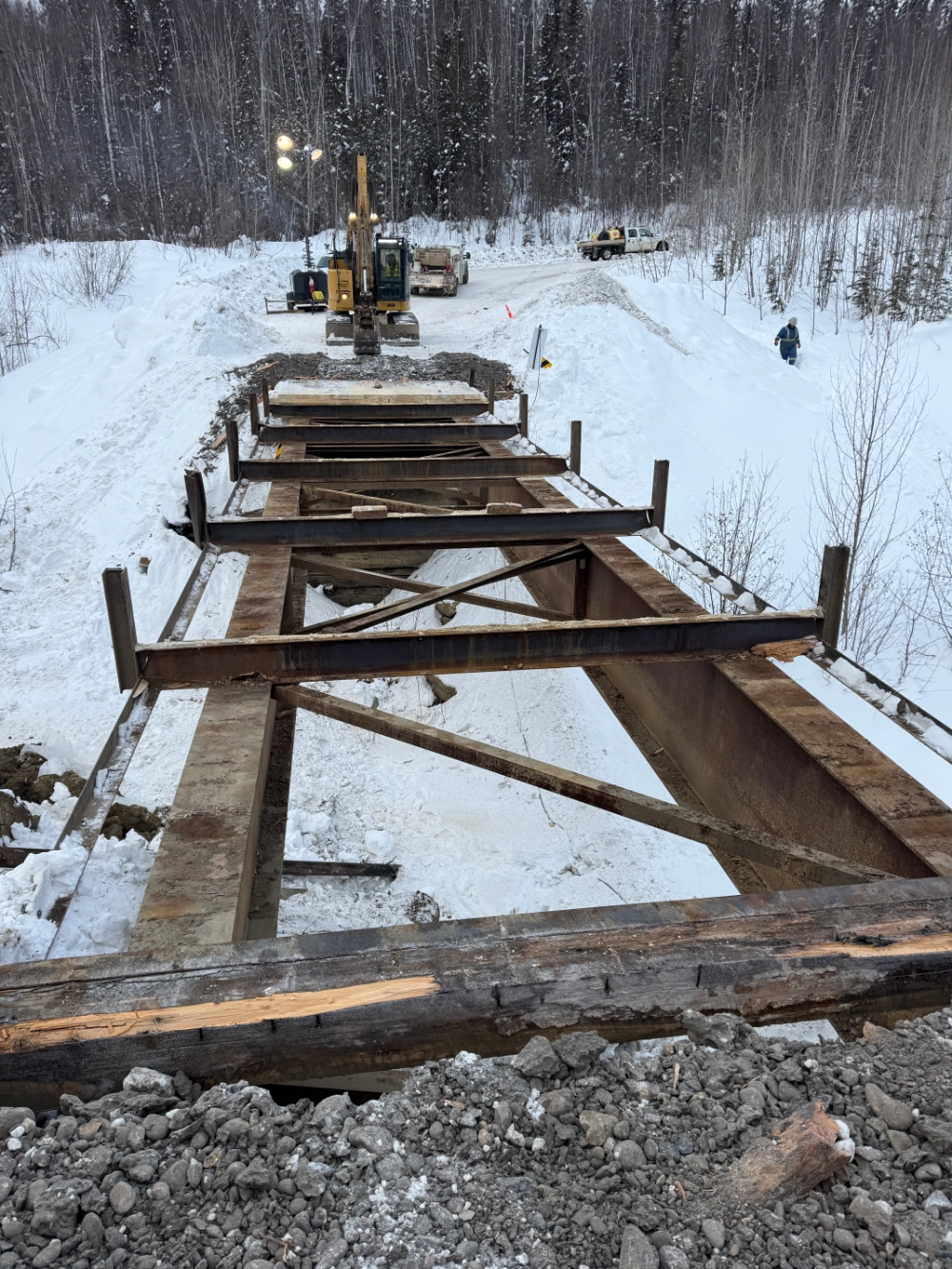 Emergency Bridge Repair by Great Northern Bridgeworks