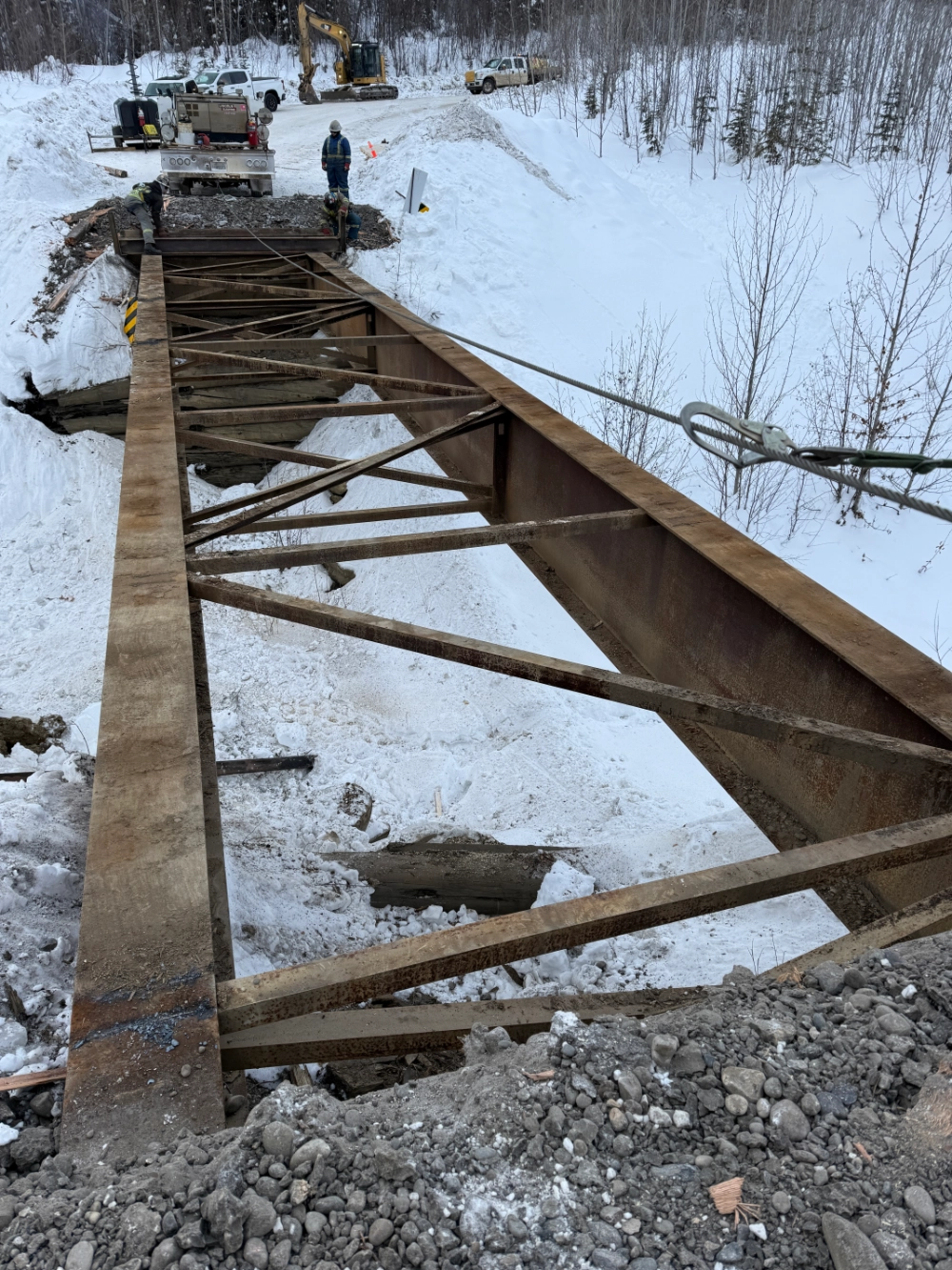 Emergency Bridge Repair by Great Northern Bridgeworks